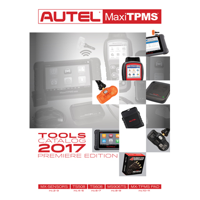 2017 AUTEL TPMS Catalog (US Version)