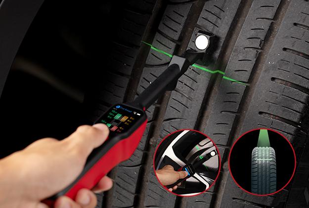 Portable Tread Depth Checker Tyre Depth Measure with LCD Display for Cars 